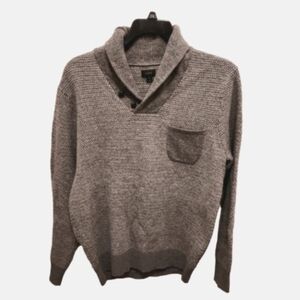 J.Crew lambswool shawl collar sweater